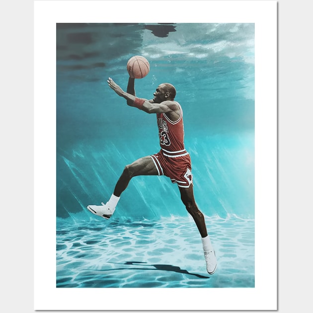 BASKETBALLART - jordan sLAM Wall Art by JORDAN-ART23